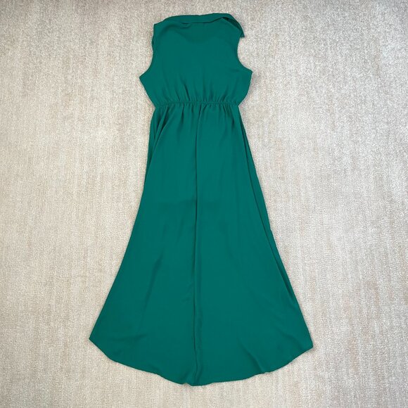 Jella Couture Green Boho Summer Hilo Sleeveless Maxi Dress S - Picture 4 of 11